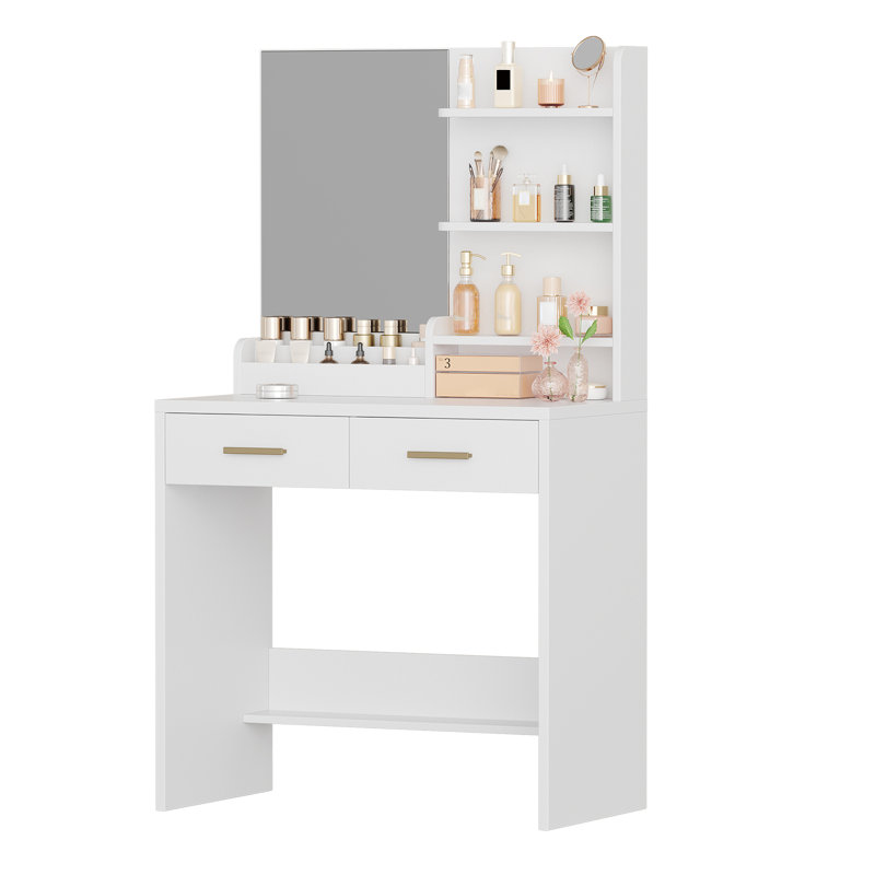Meuble-lavabo blanc 55,1 po