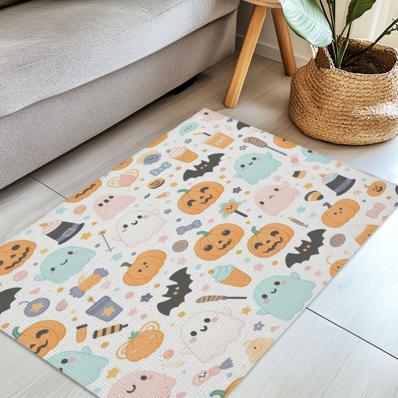 Tapis tressé Light Haunted Whispers, Rectangulaire 3 pi x 5 pi