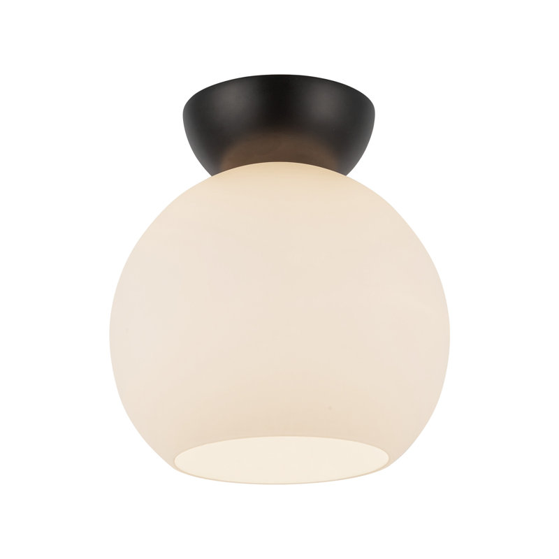 Plafonnier encastré Arcadia, Noir, H 9 po x l 7,88 po x P 7,88 po