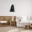 «Black Stallion Horse Portrait», estampe numérique sur toile grise de Carol Walker-105324807-105324814