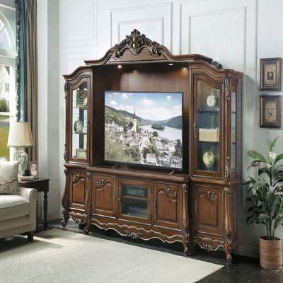 Meuble audio-vidéo finition chêne antique