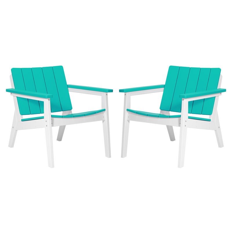 Outdoor Deep Seating Chair, Turquoise