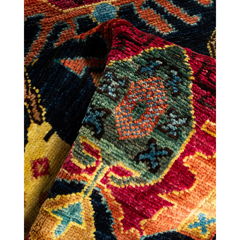 One-of-a-Kind 2'7" X 10'2" Hand Knotted Area Rug