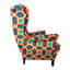 Headrick Velvet Wingback Chair
