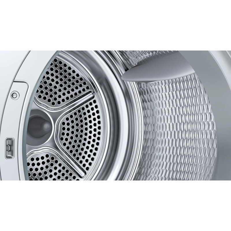 Bosch 300 Series Compact Condensation (Ventless) Electric Dryer 24-Inch in White