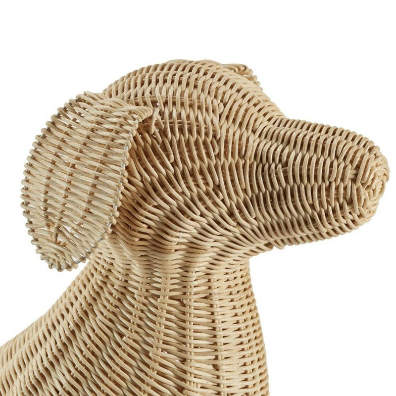 Amanda Lindroth Potcake Wicker Dog (Lg)