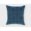 Oreiller en chenille tissé à rayures Oberon-105865374-105897861