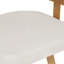 Tabouret tournant 29,5 "avec dossier en bois massif et siège rembourré-410636187-410848292-410848789
