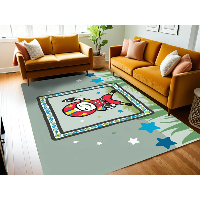 Tapis pour enfant Trinx, Rectangle 7 pi x 9 pi