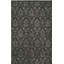 Floral Area Rug in Gray-1783725130