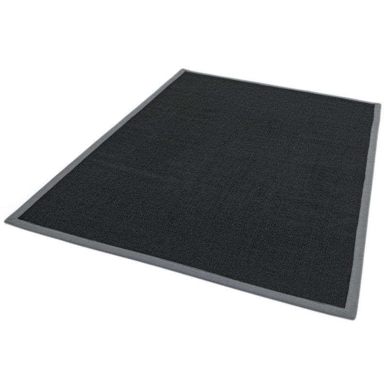 Essie Sisal Black/Grey Rug, Rectangle 200 x 300cm