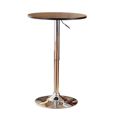 Adjustable Wood Metal Bar Table In