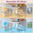 60" Smart Flush Mount Ceiling Fan with Light, 3CCT, Reversible Motor, Remote Control, APP&Voice Control, and Solid Wood Blades-1097902074-1097902069