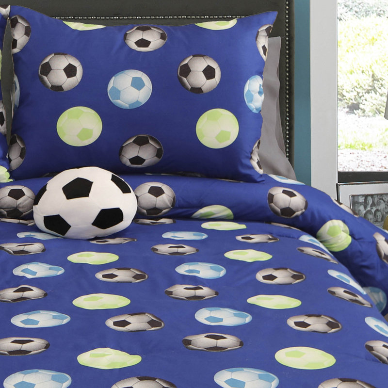 Soccer League Comforter Set, Twin