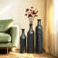 Ensemble de 3 vases décoratifs en métal