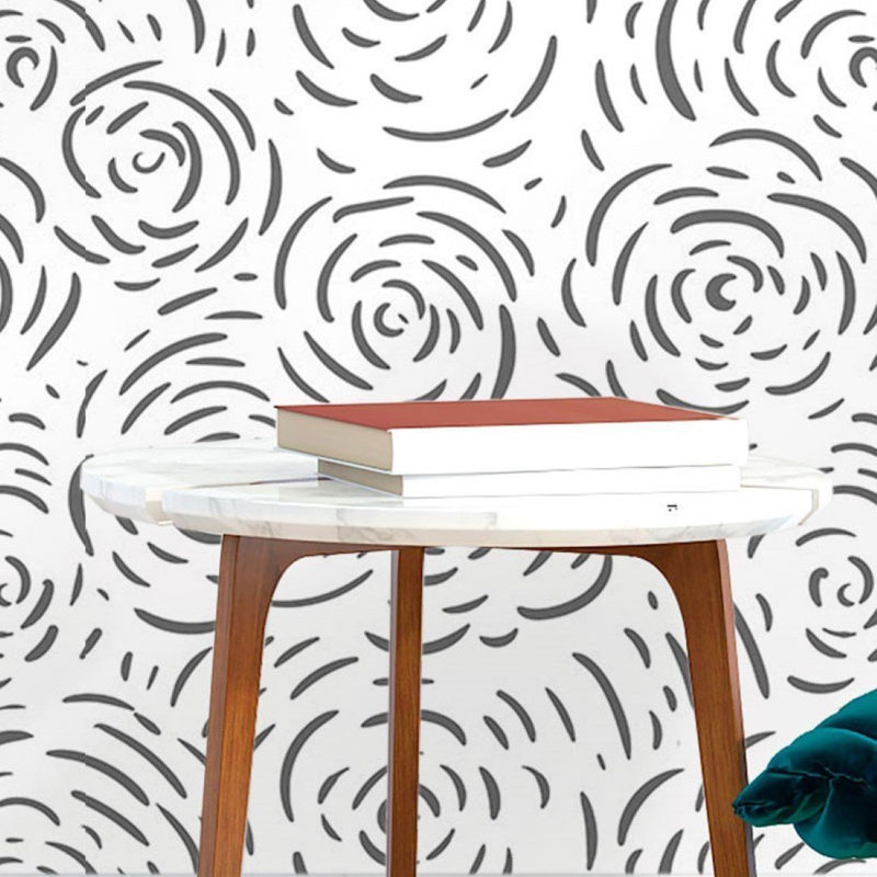 Rouleau de papier peint adhésif L 126 po x l 24 po Meilyn