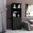 Black 2-Door Bookcase