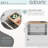 Core Workstation Sink Bamboo Cutting Board Set with 1 Collapsible Container-57800707