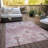 Washable Ikat Indoor / Outdoor Rug-109569451