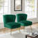 Euclid 26" Wide Tufted Velvet Accent Side Chair