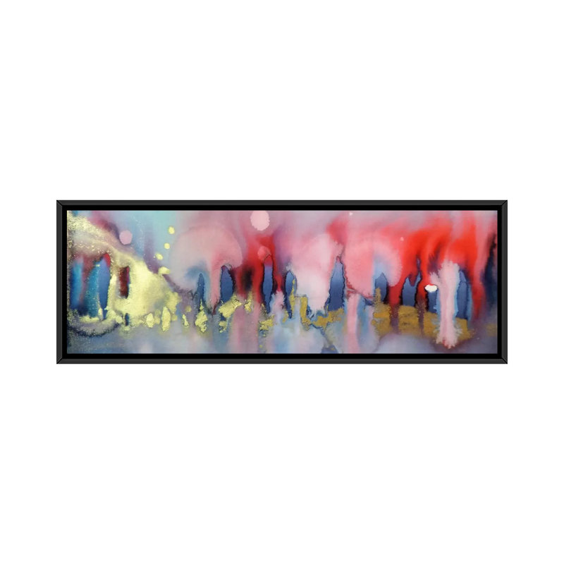 «Chinook», reproduction d'impression sur toile, H 12 po x l 36 po x P 1,5 po, Toile encadrée noire