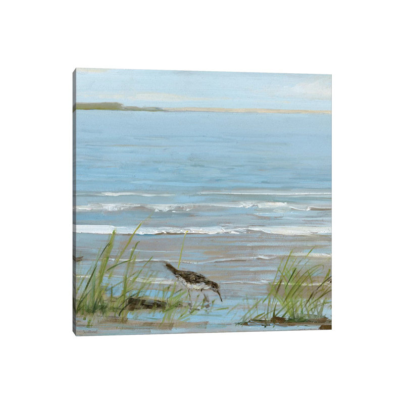 Afternoon On The Shore II by Sally Swatland - Wrapped Canvas Print, 30.48 cm H x 30.48 cm W
