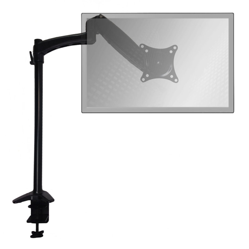 Support de bureau universel à hauteur réglable avec accoudoir assis-stand, Noir