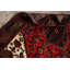 Tapis décoratif en laine de conception unique 3 pi 1 po x 4 pi 7 po noué à la main New Age