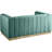 Tyneside 62.5'' Velvet Loveseat-90571551