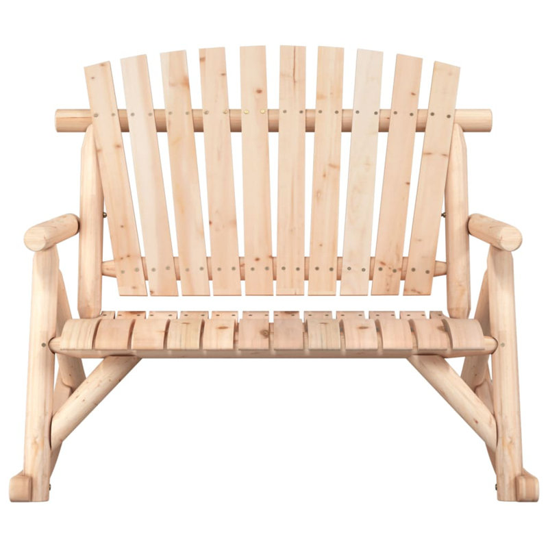 Chaise berçante d'extérieur en épinette, Brun clair