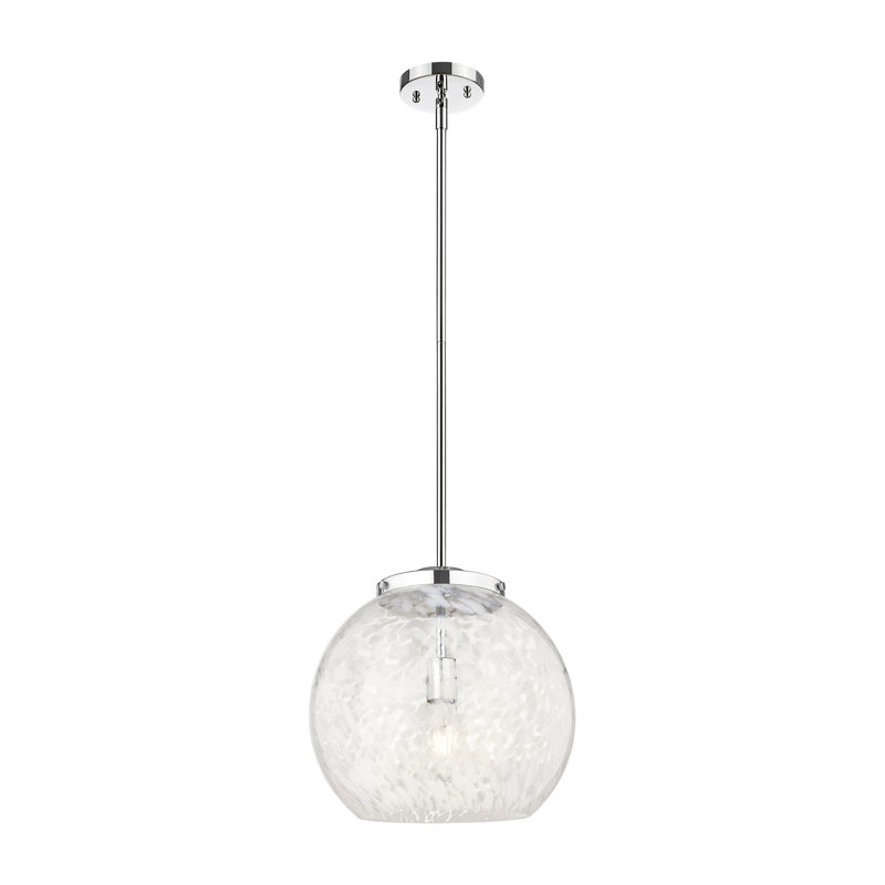 Luminaire suspendu 1 lumière Opsincs, Chrome poli