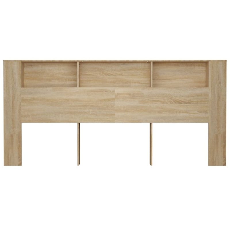 Headboard, 105cm H x 220cm W x 19cm D, Sonoma Oak