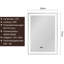 Cornatzer Lighted Aluminium Framed Wall Accent Mirror in Silver-420425492