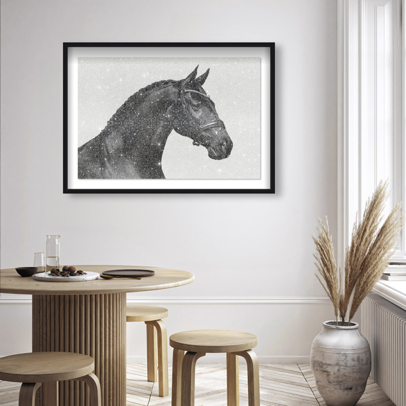 Midnight Majesty I Framed Graphic Art, 25.5"H x 37.5"W, Black Shadowbox