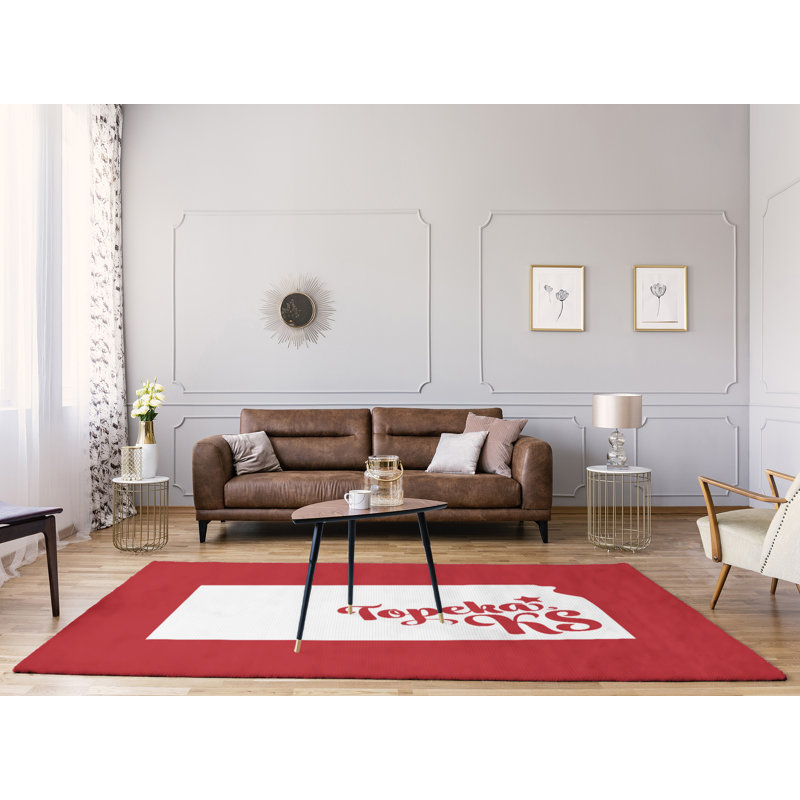 Tapis en poly-chenille topeka kansas, Rectangle 9 pi x 12 pi