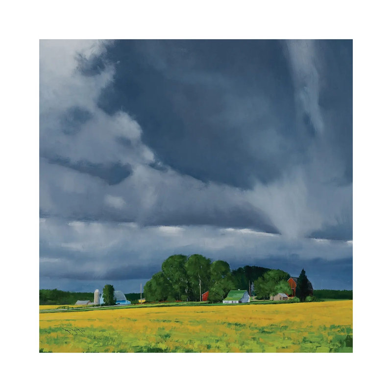 Late Summer Soybeans Ellsworth WI by Ben Bauer - Wrapped Canvas Print, 45.72 cm H x 45.72 cm W x 1.91 cm D