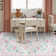 Kaldi Floral Washable Area Rug Non-Slip Stain Resistant Low-Pile Boho Large Indoor Throw Carpet