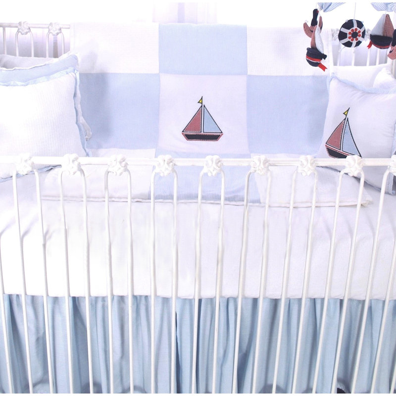 Ensemble de literie pour lit de bébé 4 pièces Sail Away