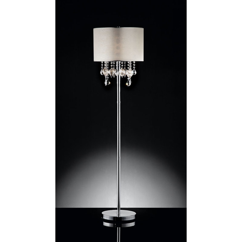 Lampe sur pied 60,5 po Drape Crystal