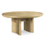 Lauren Liess Round Solid Oak Dining Table