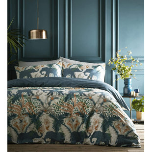 56 TC Reversible Duvet Cover Set