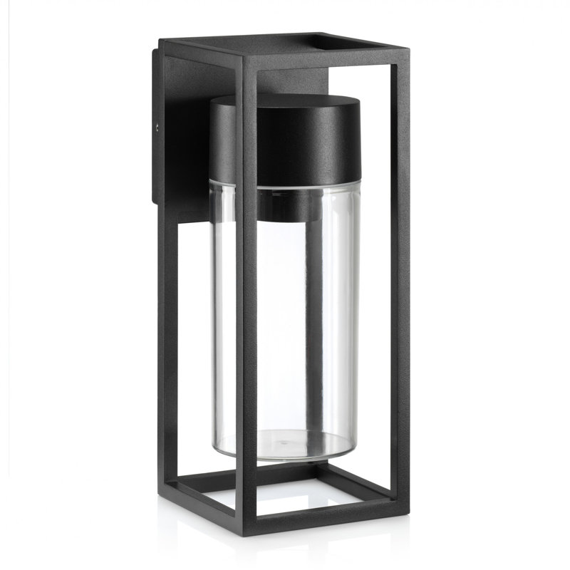 Revel 29cm H Outdoor Wall Lantern, Warm White, 5W Candle, 3000K