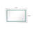 LED Bathroom Mirror 36  "x 24  " with Front and Backlight