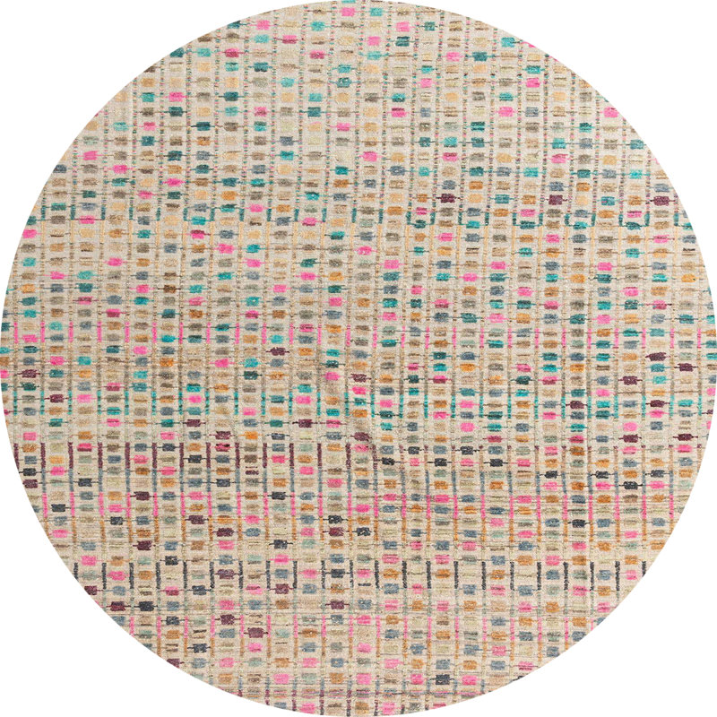 Tapis abstrait moderne 4756, Rond 6 pi