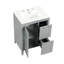 Meuble-lavabo 24 po, meuble-lavabo moderne 24 po en bois massif avec tablette réglable et lavabo à deux tiroirs