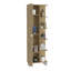 Armoire à linge miroir Urano, quatre tablettes intérieures, cinq tablettes extérieures -951549474