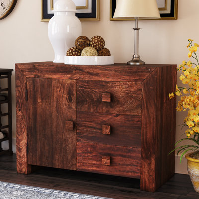 Cicero 88cm Solid Wood Sideboard