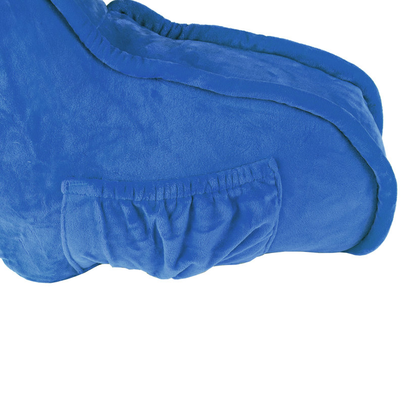 Supersoft Bedrest Pillow Cover & Insert, Snorkel Blue