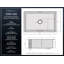 Luxury Heavy 12-Gauge Copper Farmhouse Sink, Includes Accessories, Flat Front