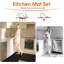 Kitchen Mats for Floor, Kitchen Rugs 2PCS, Kitchen Floor Mats Cushioned Anti Fatigue, Non Slip Mat for Kitchen, Floor, Office, Sink, Laundry